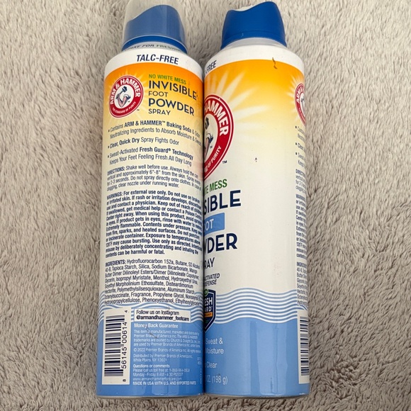 2 pack! Invisible Foot Powder Spray - Picture 2 of 6